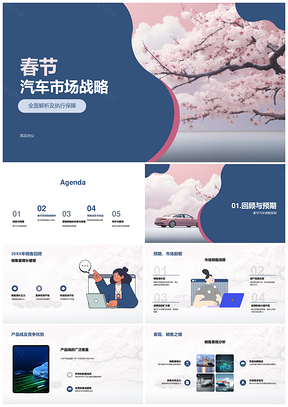 春节汽车市场战略营销实施保障措施PPT模板