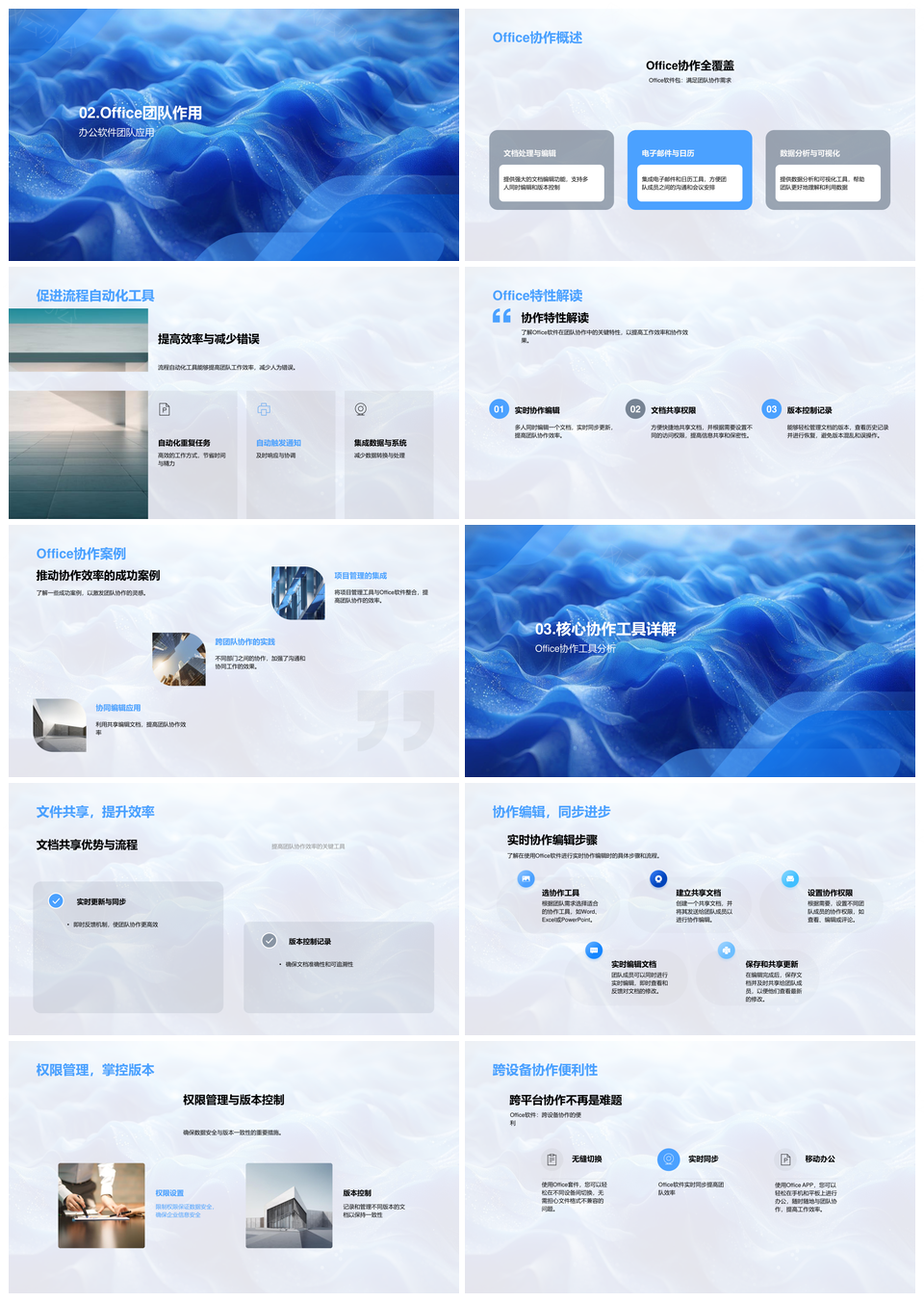 高效协作办公团队文档共享权限流程自动化指南PPT模板