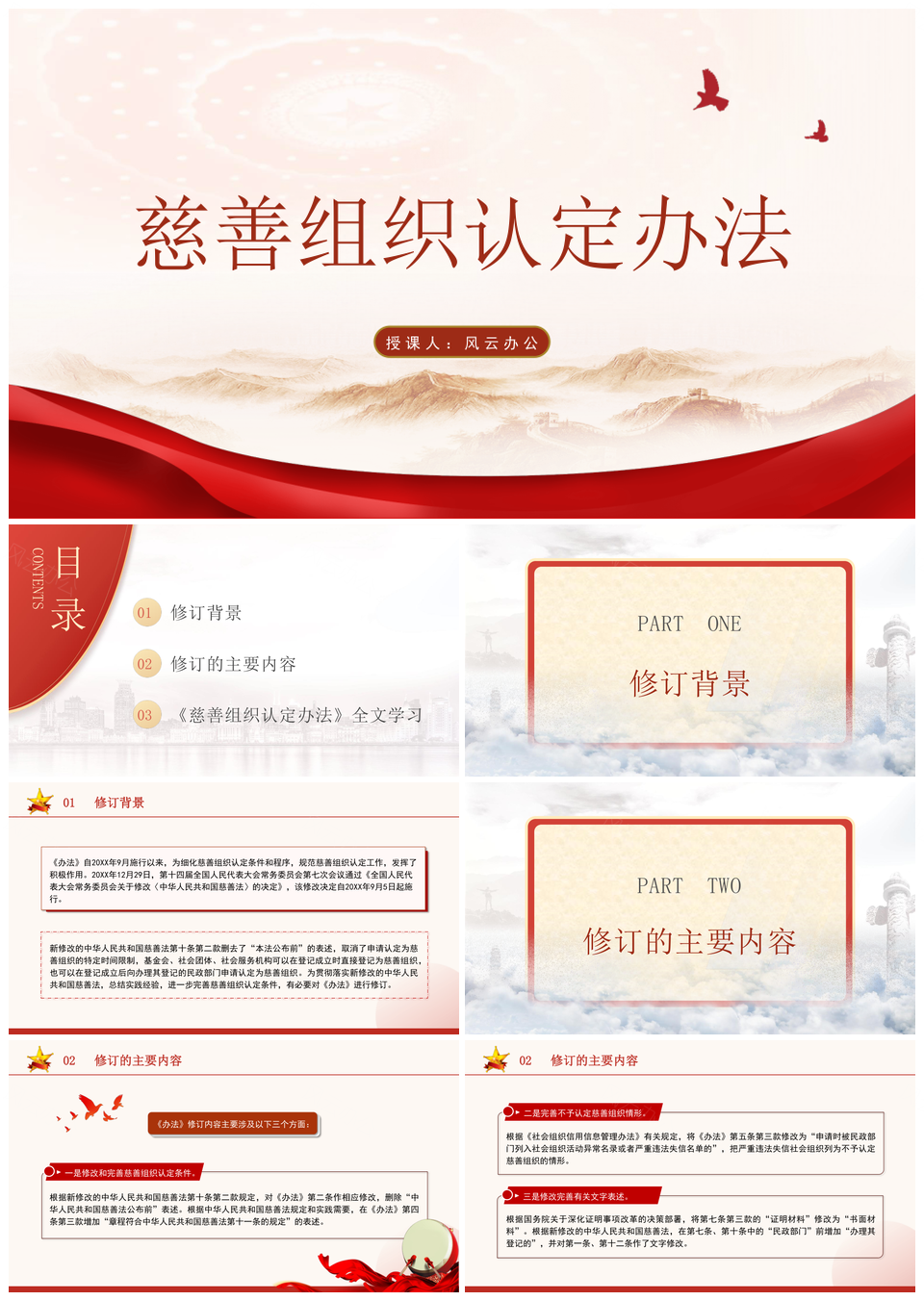 2024慈善组织认定办法解读PPT课件