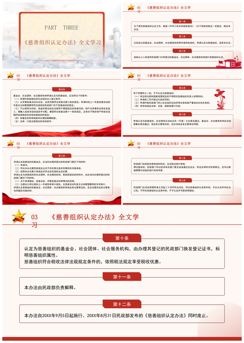 2024慈善组织认定办法解读PPT课件