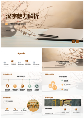 汉字魅力规范书写笔画顺序与美观实践PPT模板