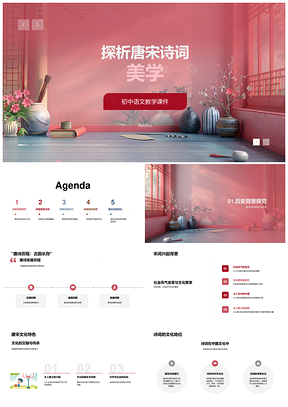 唐宋诗词美学初中语文教学课件
