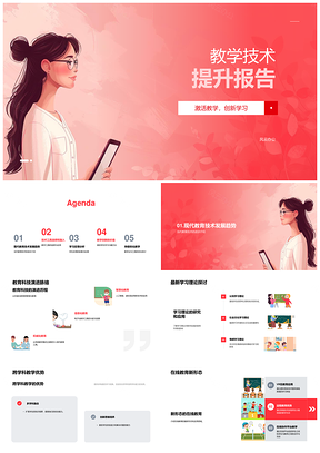 技术赋能教学激活跨学科创新学习PPT模板