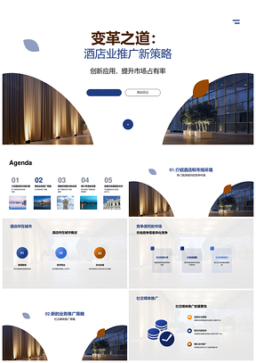 酒店推广策略优化社媒在线广告提升知名度曝光率PPT模板