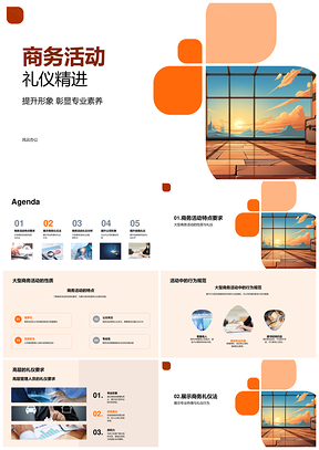 保险高管商务礼仪培训与形象专业提升PPT模板