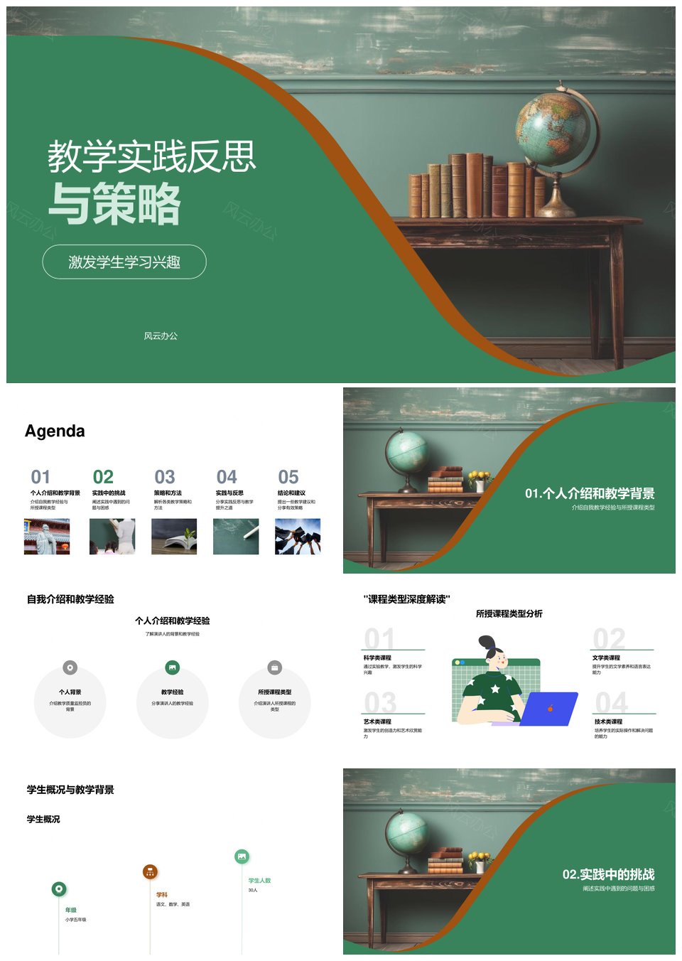 教学实践反思策略与项目式小组学习PPT模板