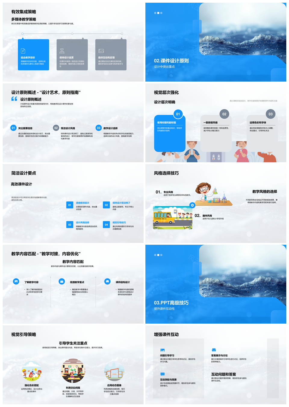 2025课件制作优化互动动态提升多媒体教学体验PPT模板