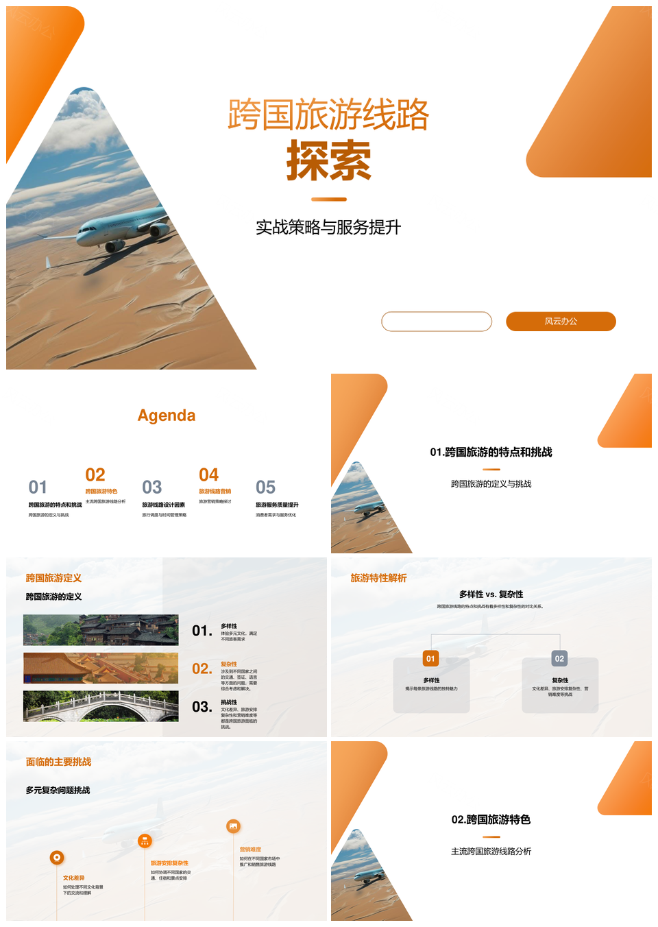 跨国旅游线路策划实战服务提升营销策略PPT模板