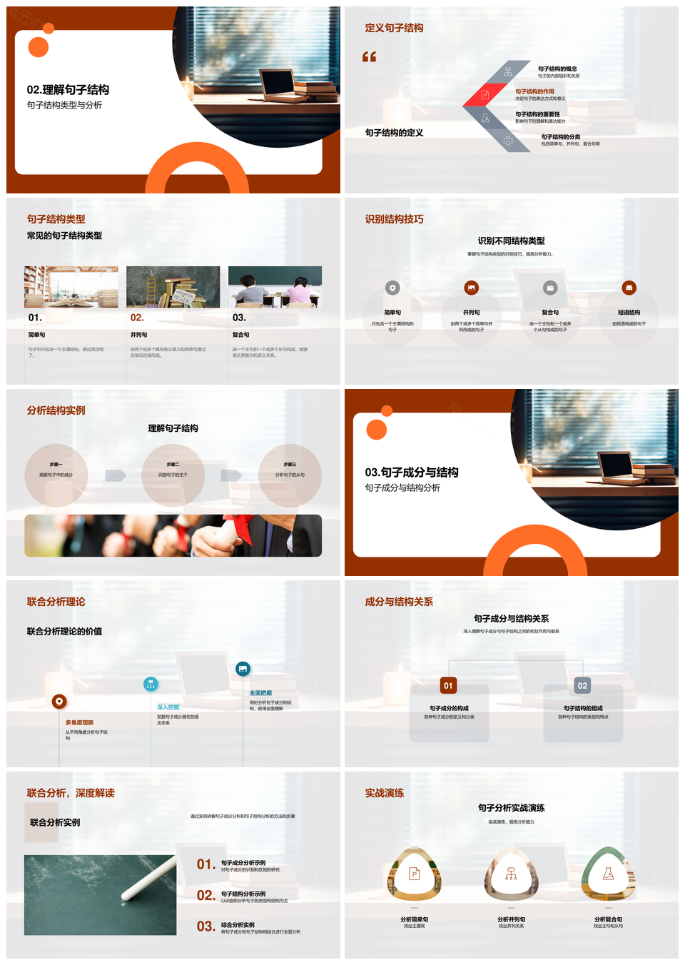 句子主谓宾定状结构解密之旅PPT模板