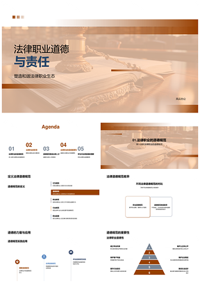 法律职业德责规范实践履责PPT模板