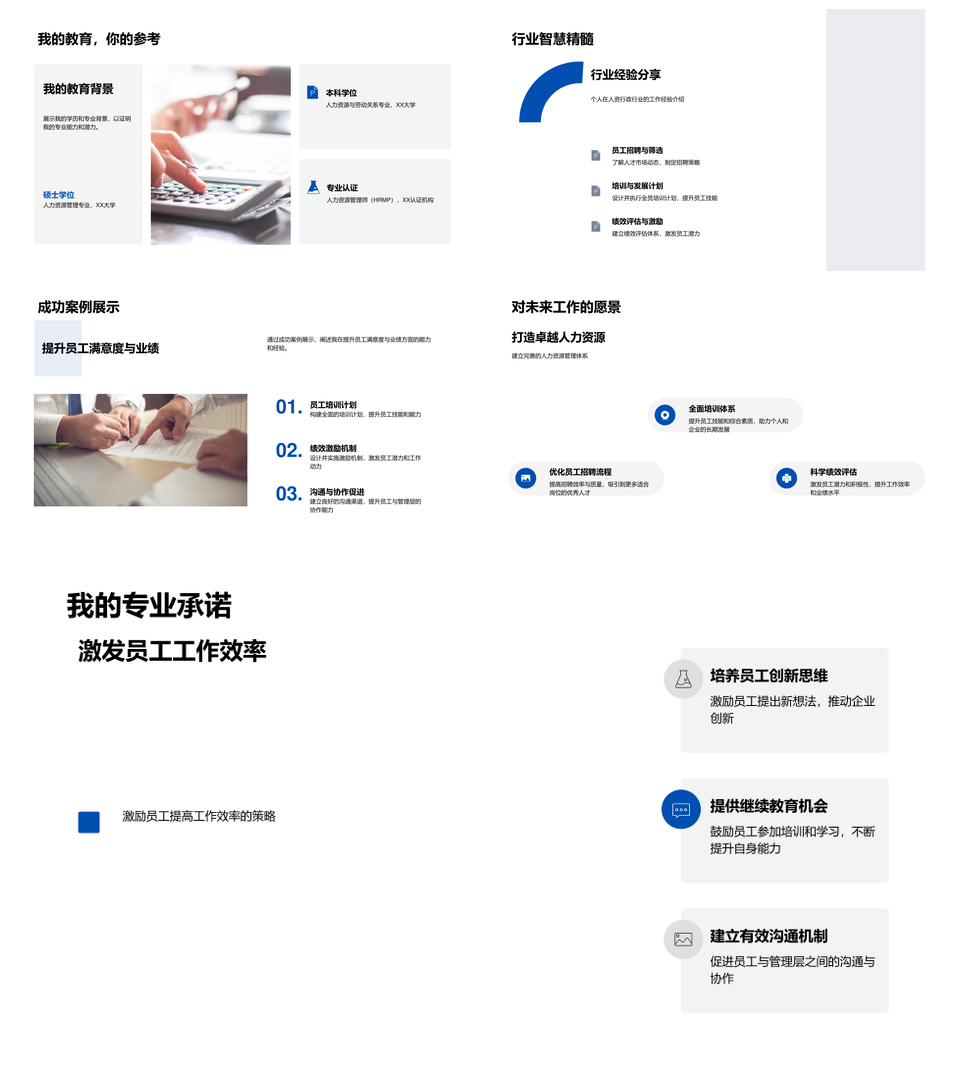 人资战略驱动企业竞争力优化团队技能绩效PPT模板