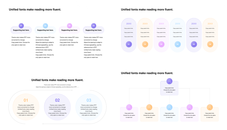 蓝紫弥散渐变艺术广告营销培训课件案例PPT模板