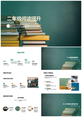 二年级阅读能力习惯提升选书策略PPT模板