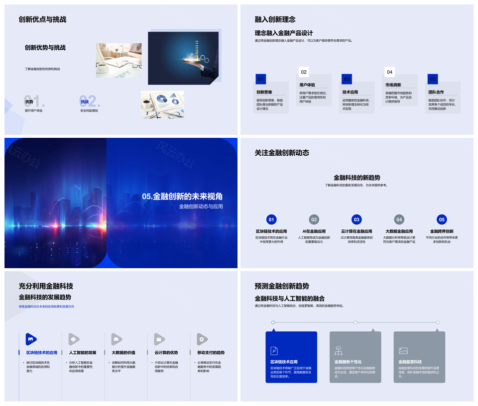 金融科技赋能产品设计创新提升服务体验PPT模板