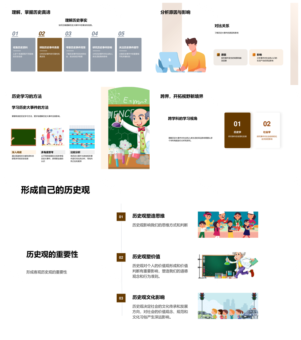 工业革命二战改变社会思想与历史进程PPT模板