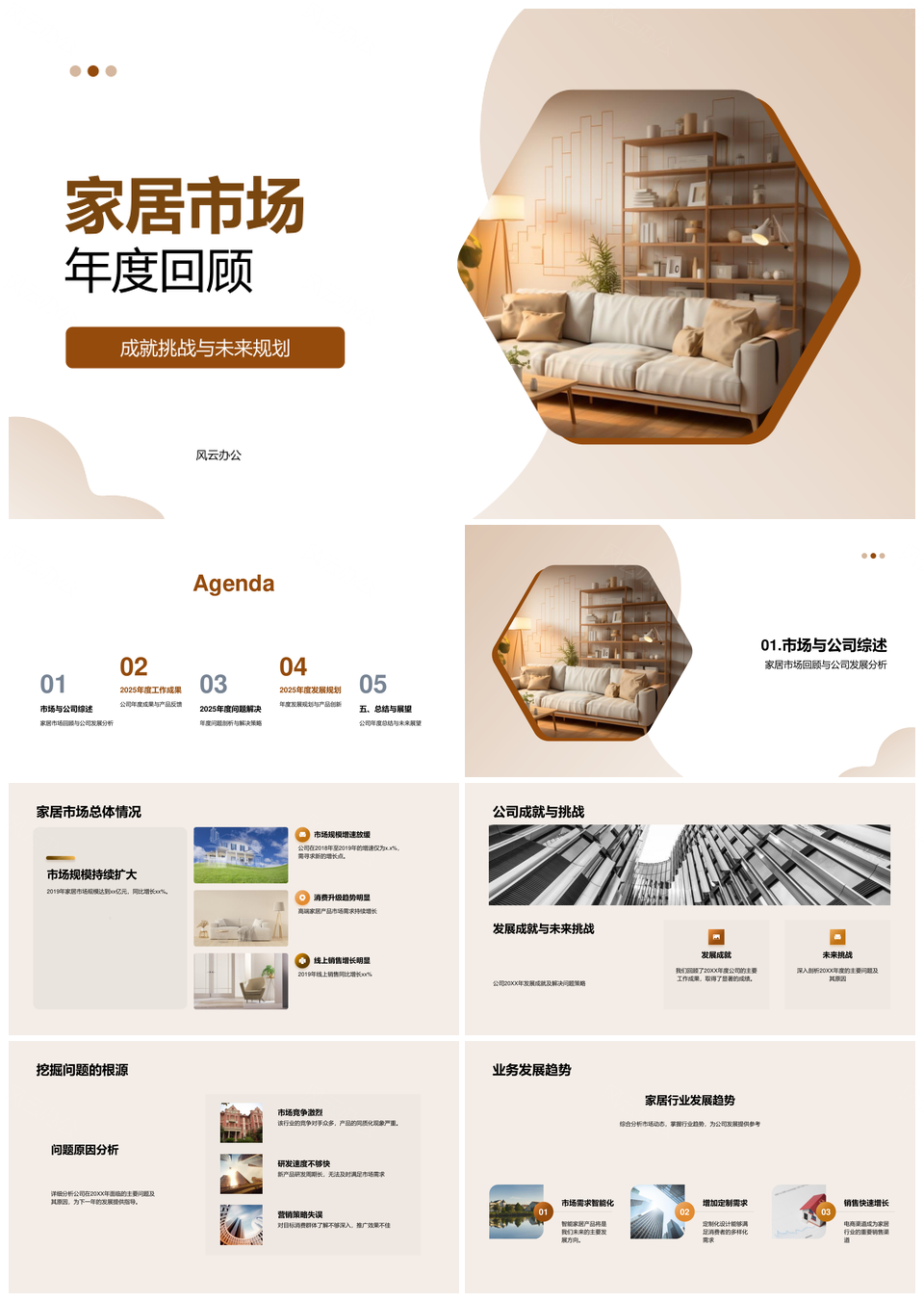 2025家居市场年度回顾发展规划与产品创新PPT模板