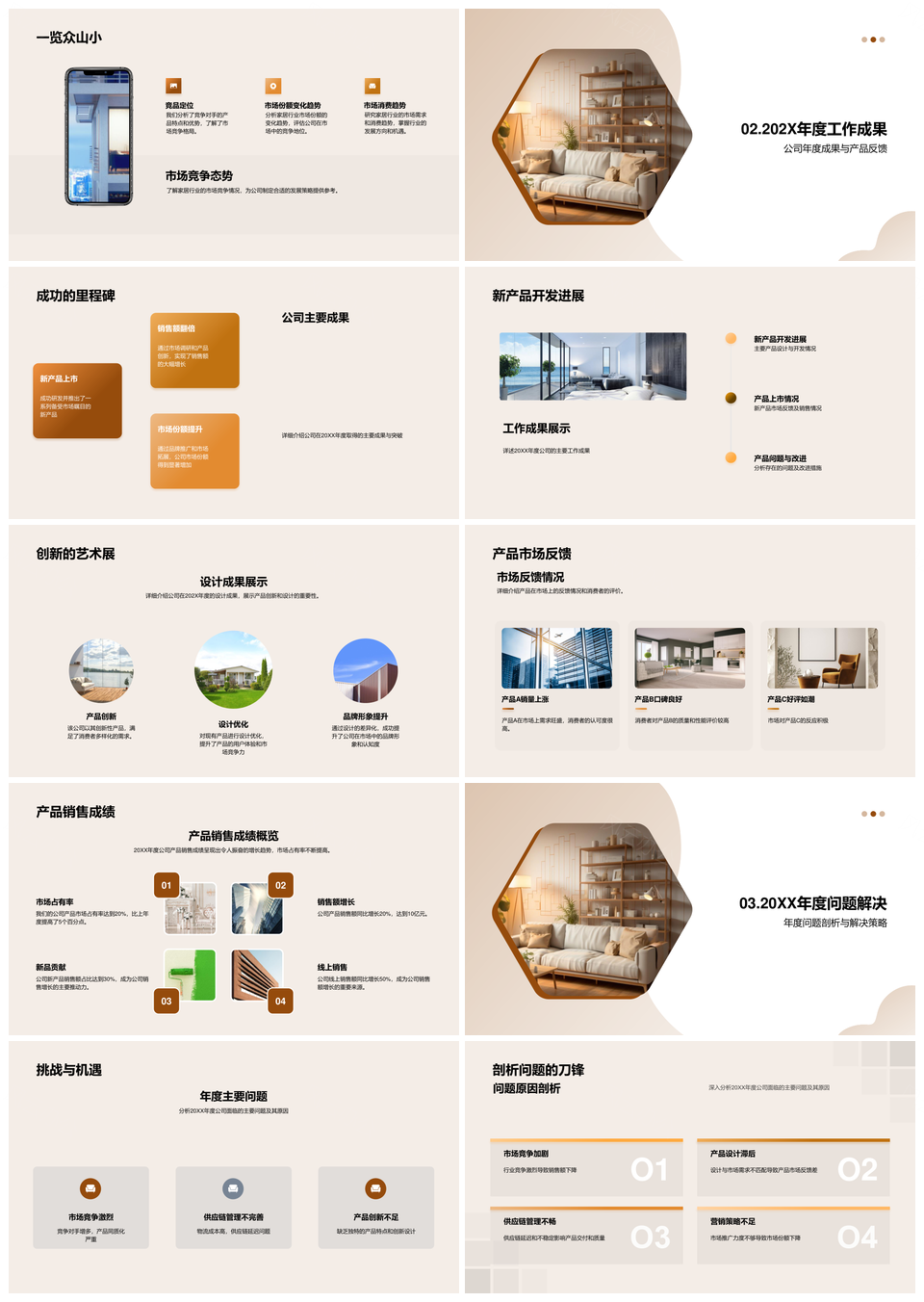 2025家居市场年度回顾发展规划与产品创新PPT模板