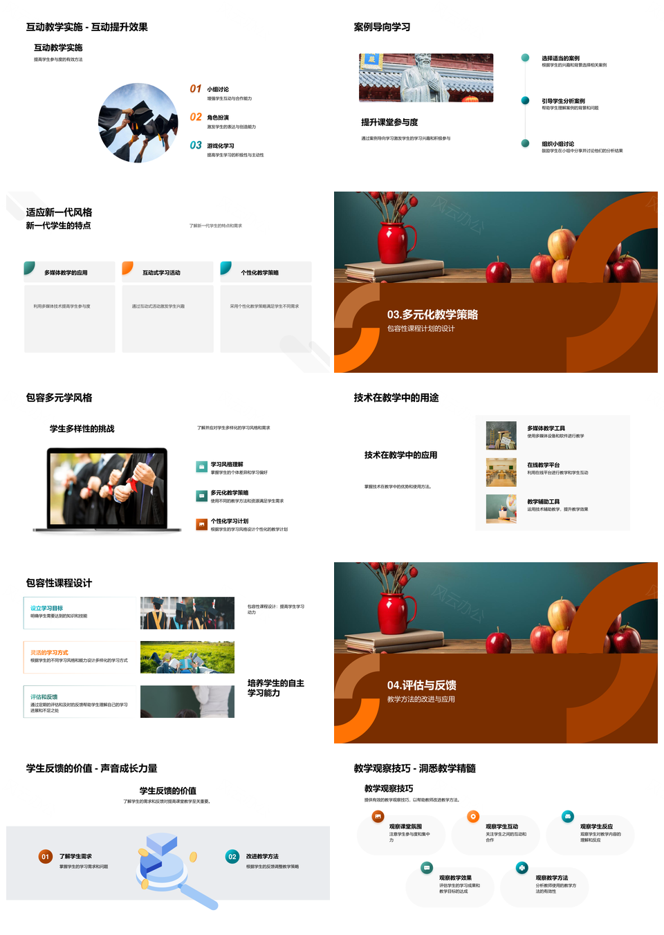 互动问题导向多元包容教学策略心法PPT模板