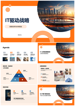 IT驱动战略资源支持技术创新优化未来规划PPT模板