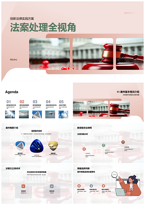 法案全视角创新策略证据论点裁判分析PPT模板
