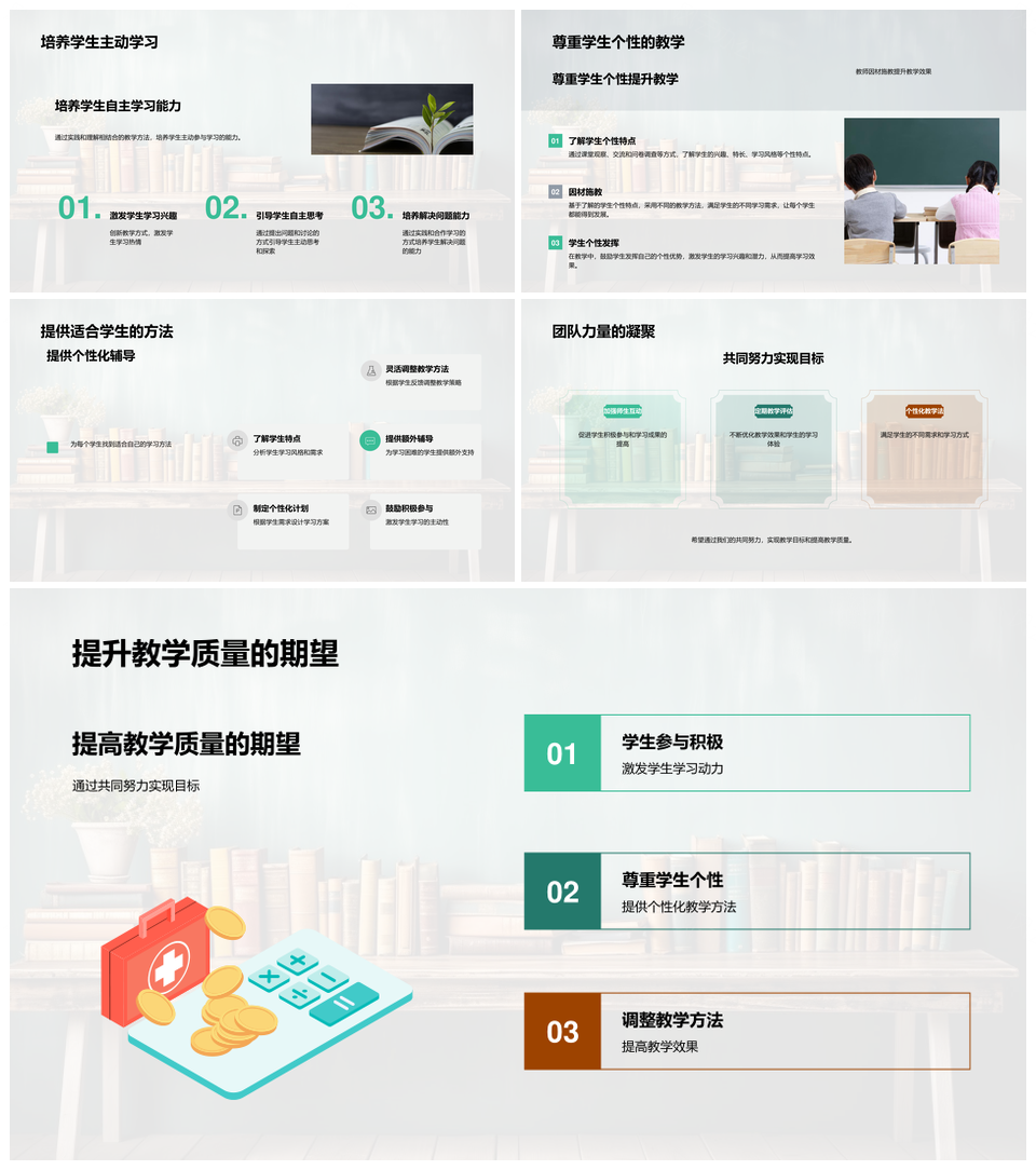 实践理解并重个性方法提升效果PPT模板