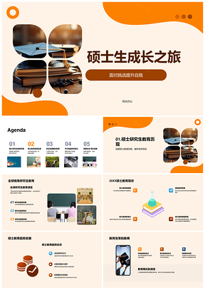 硕士教育发展挑战机遇职业选择之路PPT模板