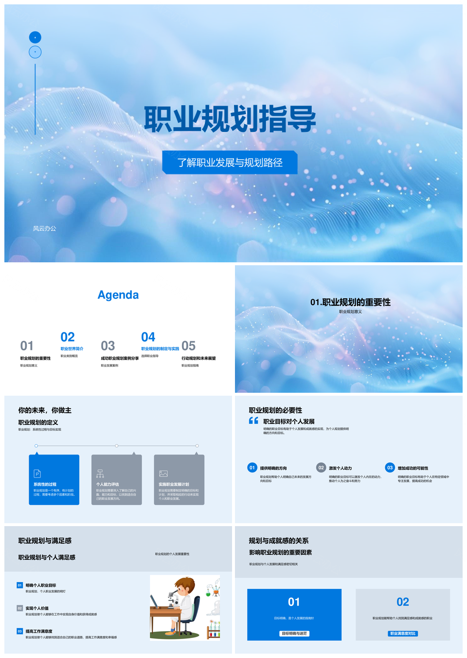 职业规划发展目标与新兴趋势PPT模板