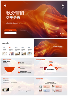 秋分营销效果分析渠道评估销售提升热销产品成功因素复购策略PPT模板