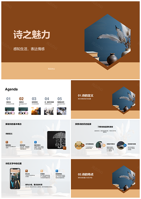 诗之魅力探源美学特质文学地位与鉴赏PPT模板
