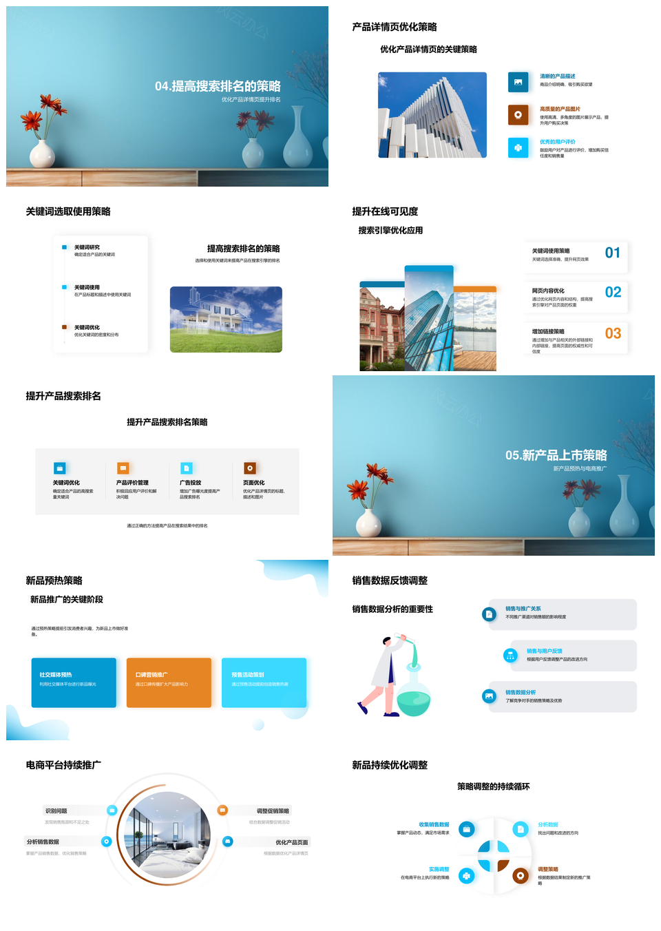 电商家居新品上市推广战略PPT模板