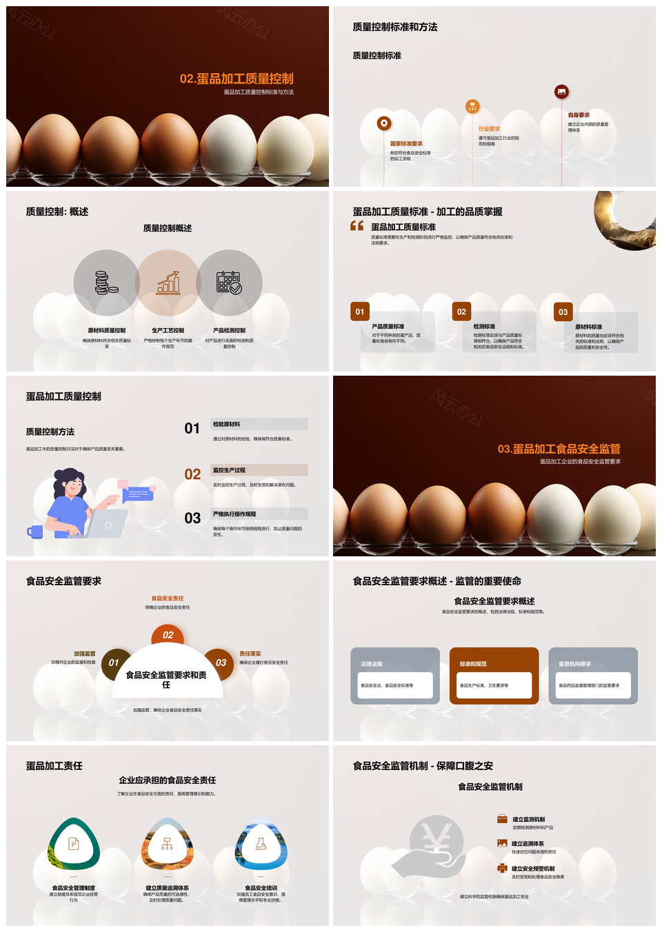 蛋品加工安全风险评估PPT模板