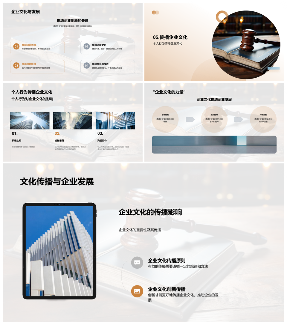 企业文化驱动创新效率与团队发展PPT模板