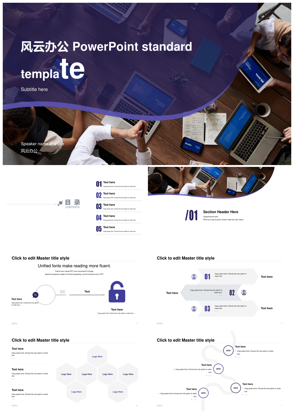 办公电脑行业商业计划总结分析规划PPT模板