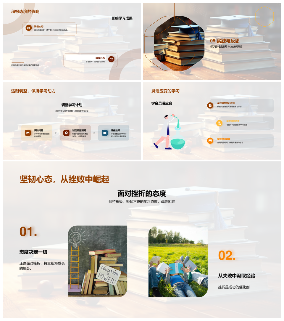 高三学霸全方位高效学习策略计划PPT模板