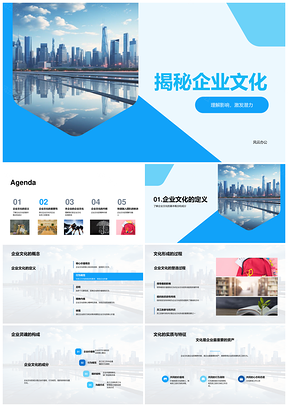 企业文化成分解析培训影响新员工管理者潜力PPT模板