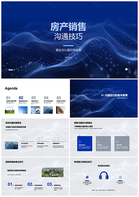 2025房产销售沟通技巧培训精准卖点客户异议处理PPT模板