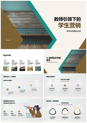 教师引领学生营销新策略提升教学服务满意度PPT模板