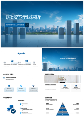 2025房地产行业应对策略与商务培训探析PPT模板