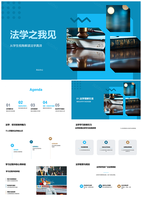 法学研习与学术职业发展探析PPT模板