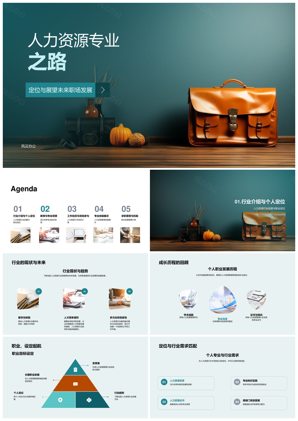 人力资源经理职场发展与行业趋势PPT模板