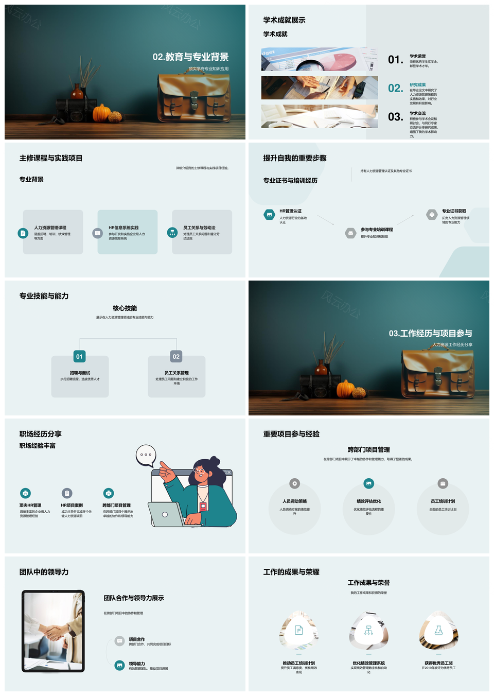 人力资源经理职场发展与行业趋势PPT模板