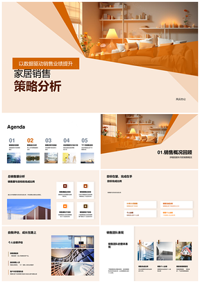 雅致家居数据驱动销售业绩提升策略PPT模板