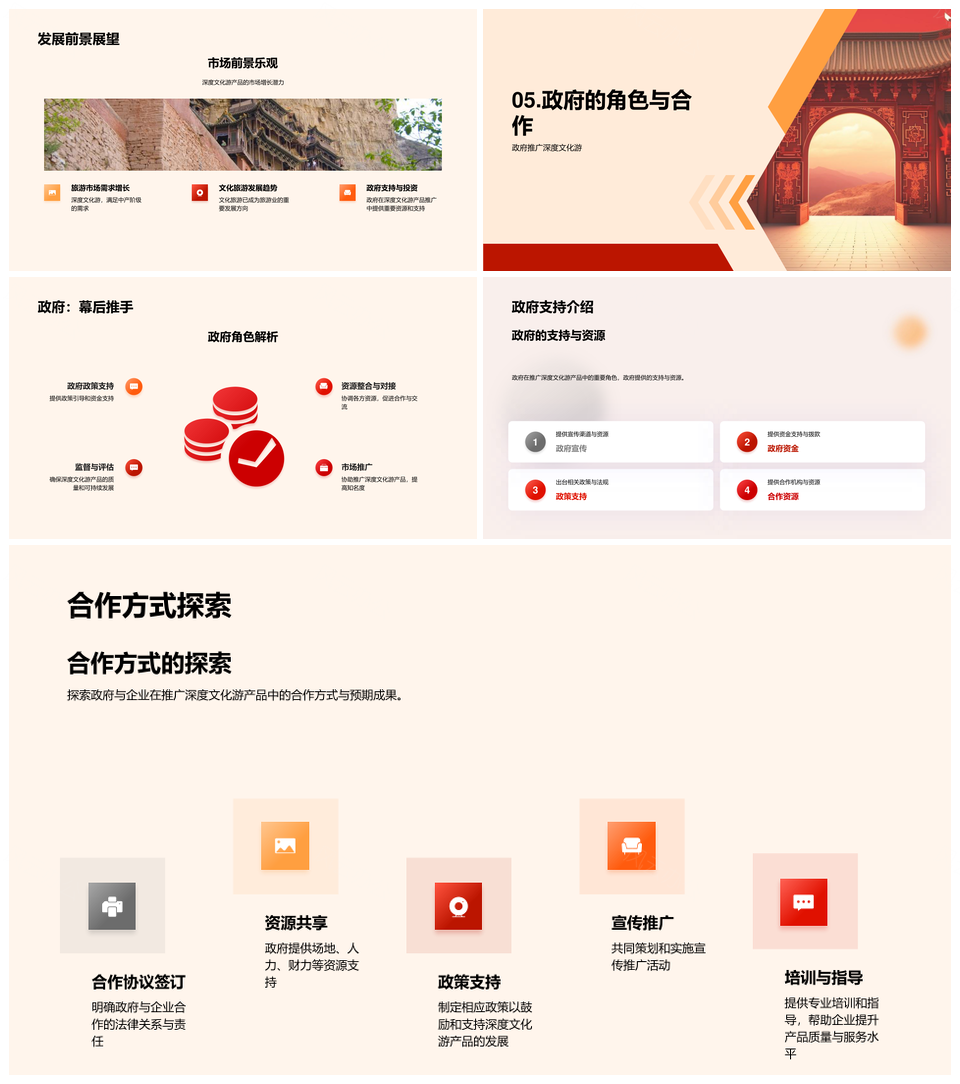 专家局长探古建文化深度游魅力PPT模板