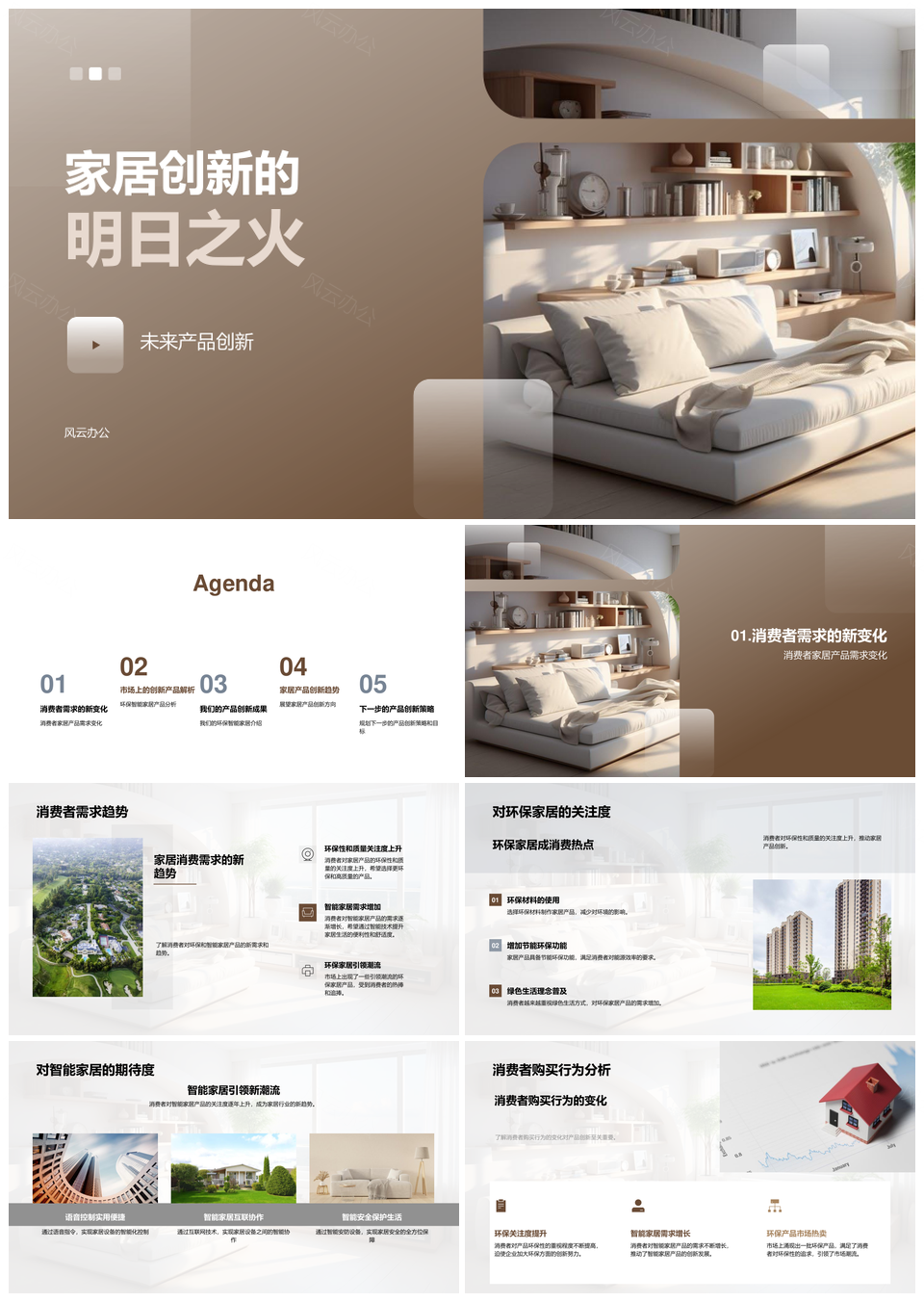 智能环保家居创新引领市场消费趋势PPT模板