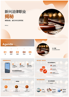 新兴法律领域人工智能数字货币职业发展硕士顾问就业PPT模板