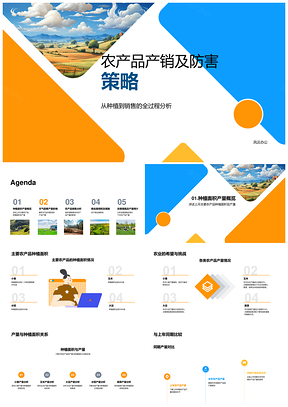 农场经理管理农田产销与天气病虫防害PPT模板