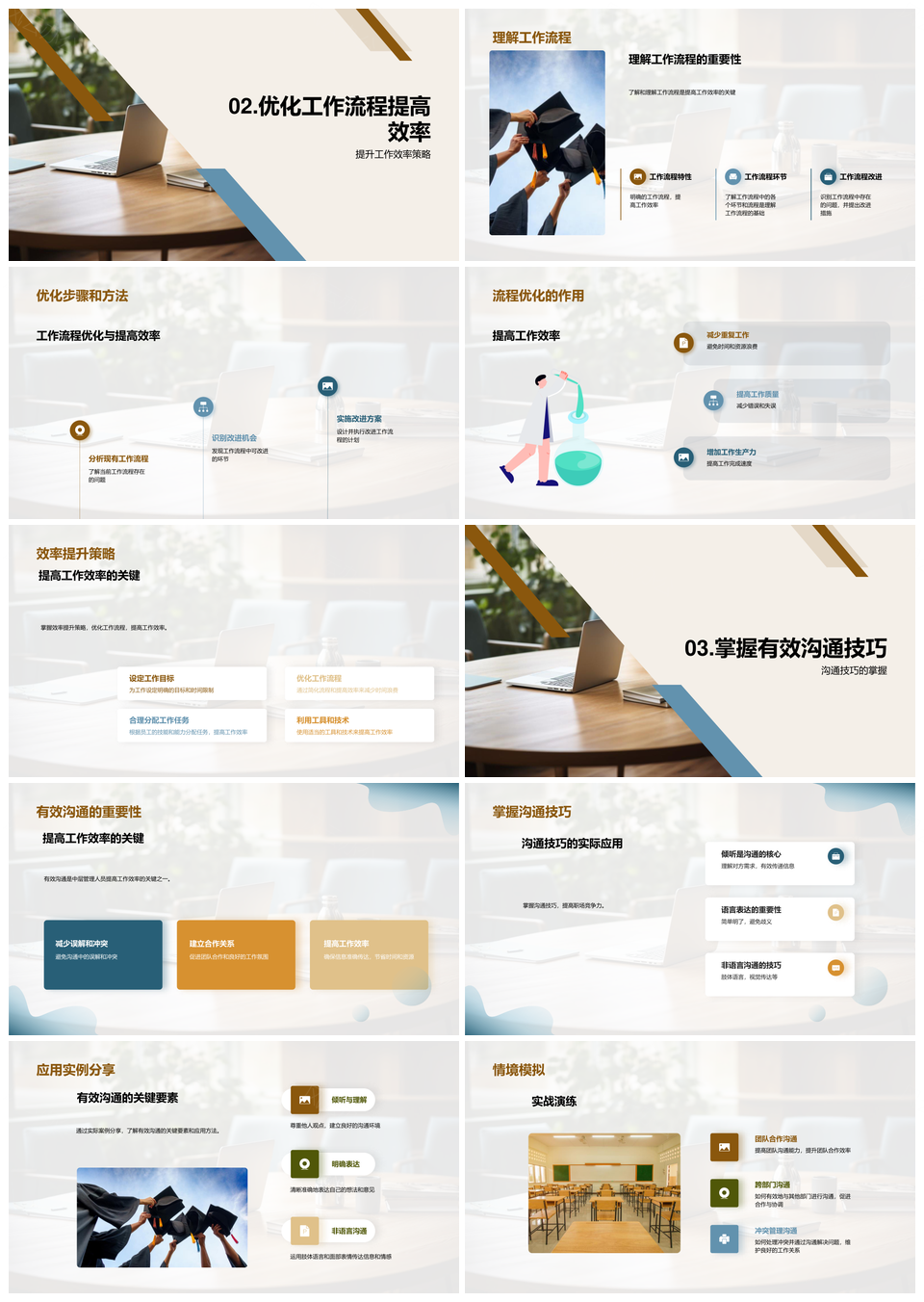 中层管理流程沟通技巧应急优化手册PPT模板