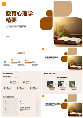 教育心理学教学策略与认知学习动机PPT模板