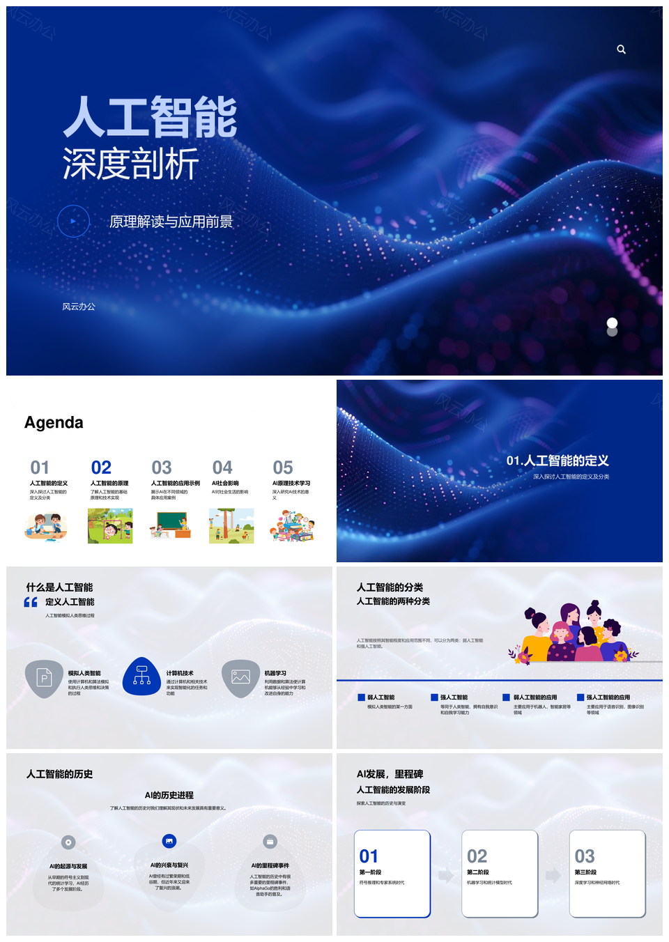 人工智能深度学习与自动驾驶应用解析PPT模板