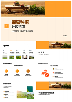 葡萄种植农科葡农应对挑战新技增产提质PPT模板